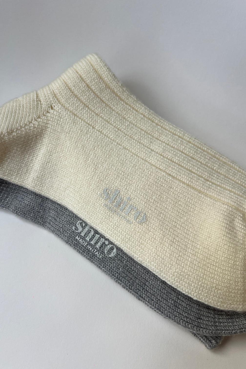 1994 Men's Mixed Socks (Cream & Heather Grey)