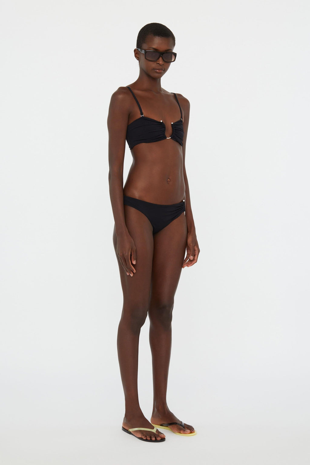 Ruched Cresent Side Brief