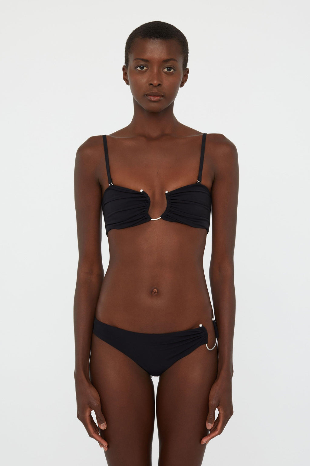 Ruched Crescent Bandeau