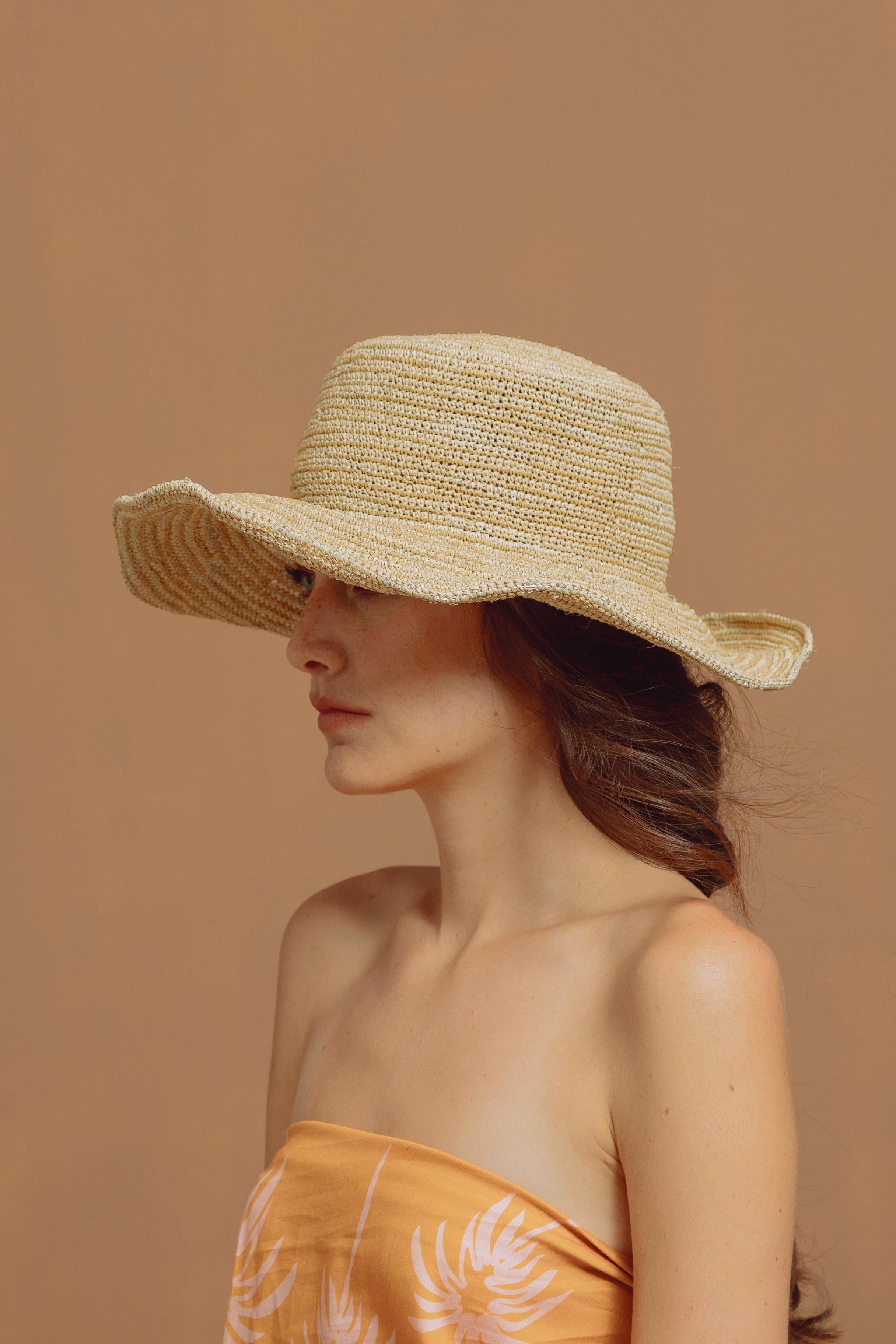 Moldeable Crochet Wire Brim Hat