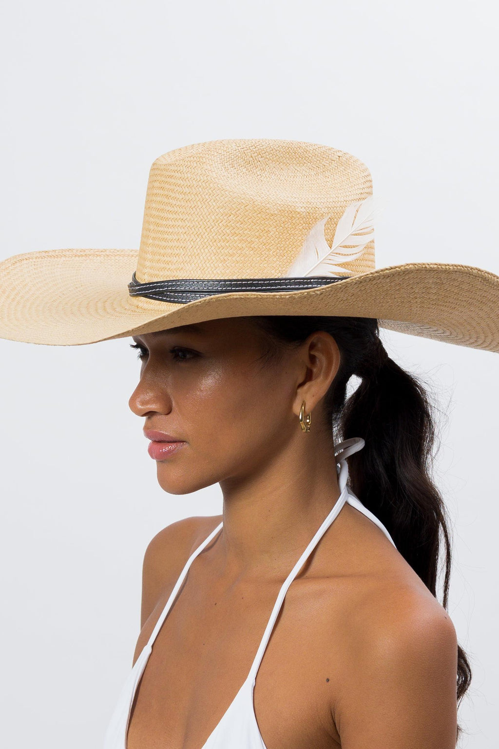Texas Cowboy Long Brim Hat