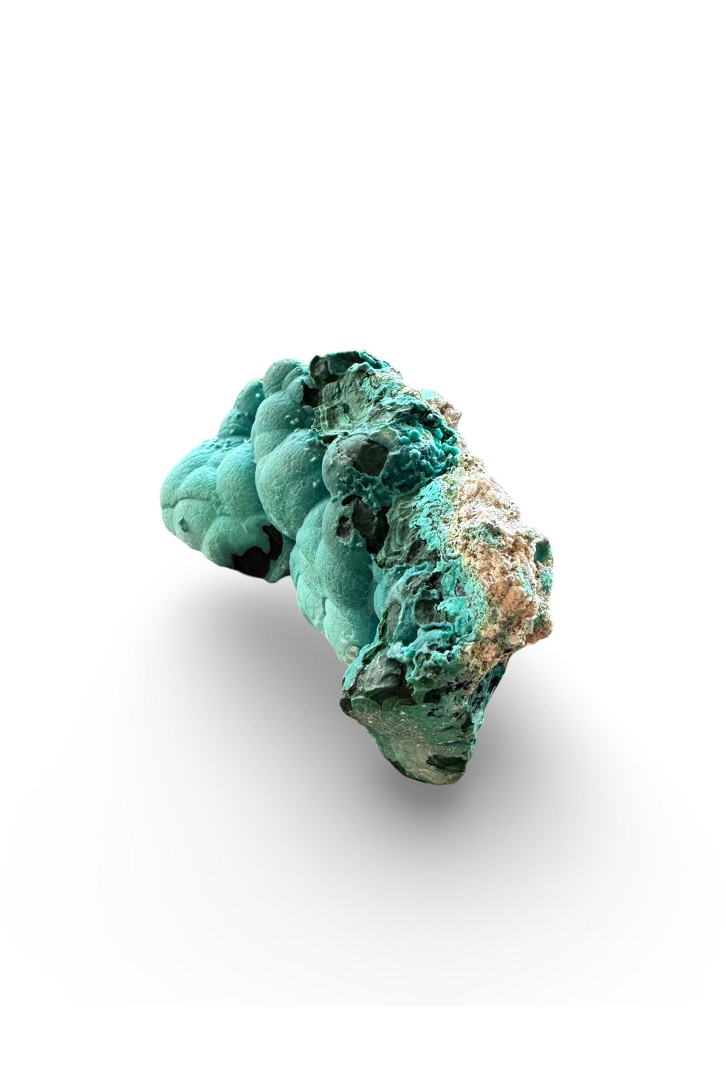 Chrysocolla over Malachite (Congo)