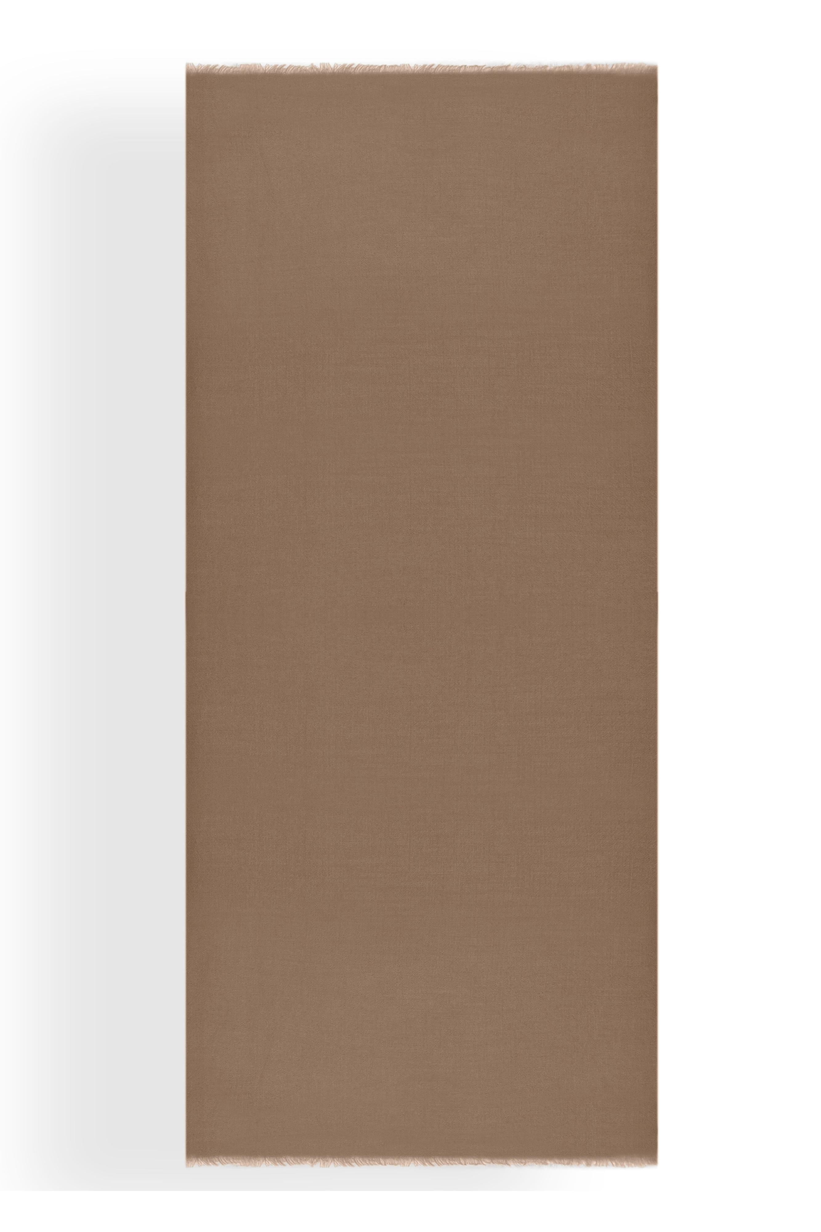 Cashmere Gauze Weave Shawl (Natural)