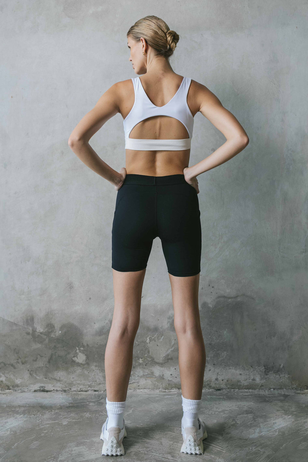 Emery High Neck Jacquard Bra