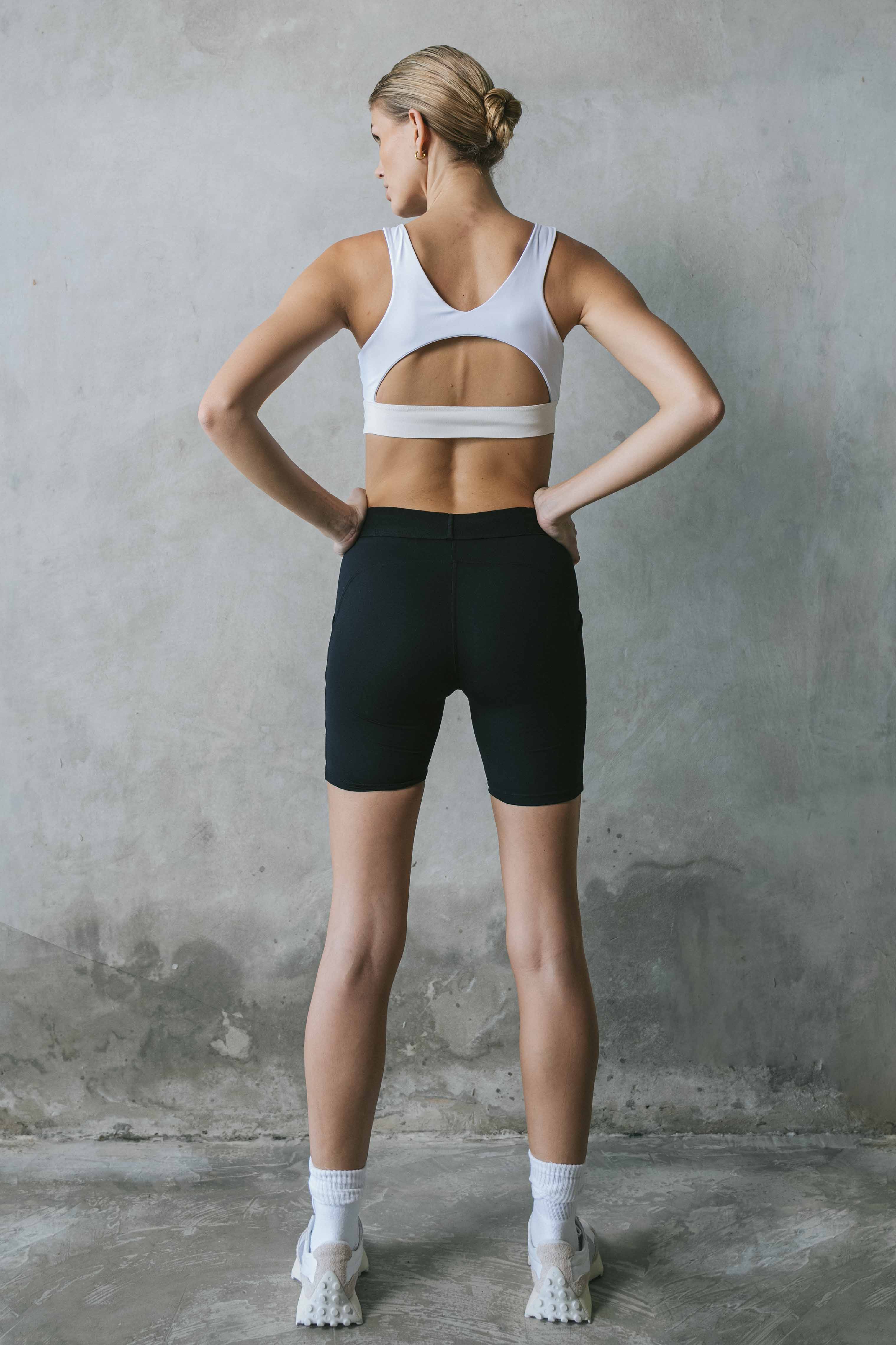 Emery High Neck Jacquard Bra