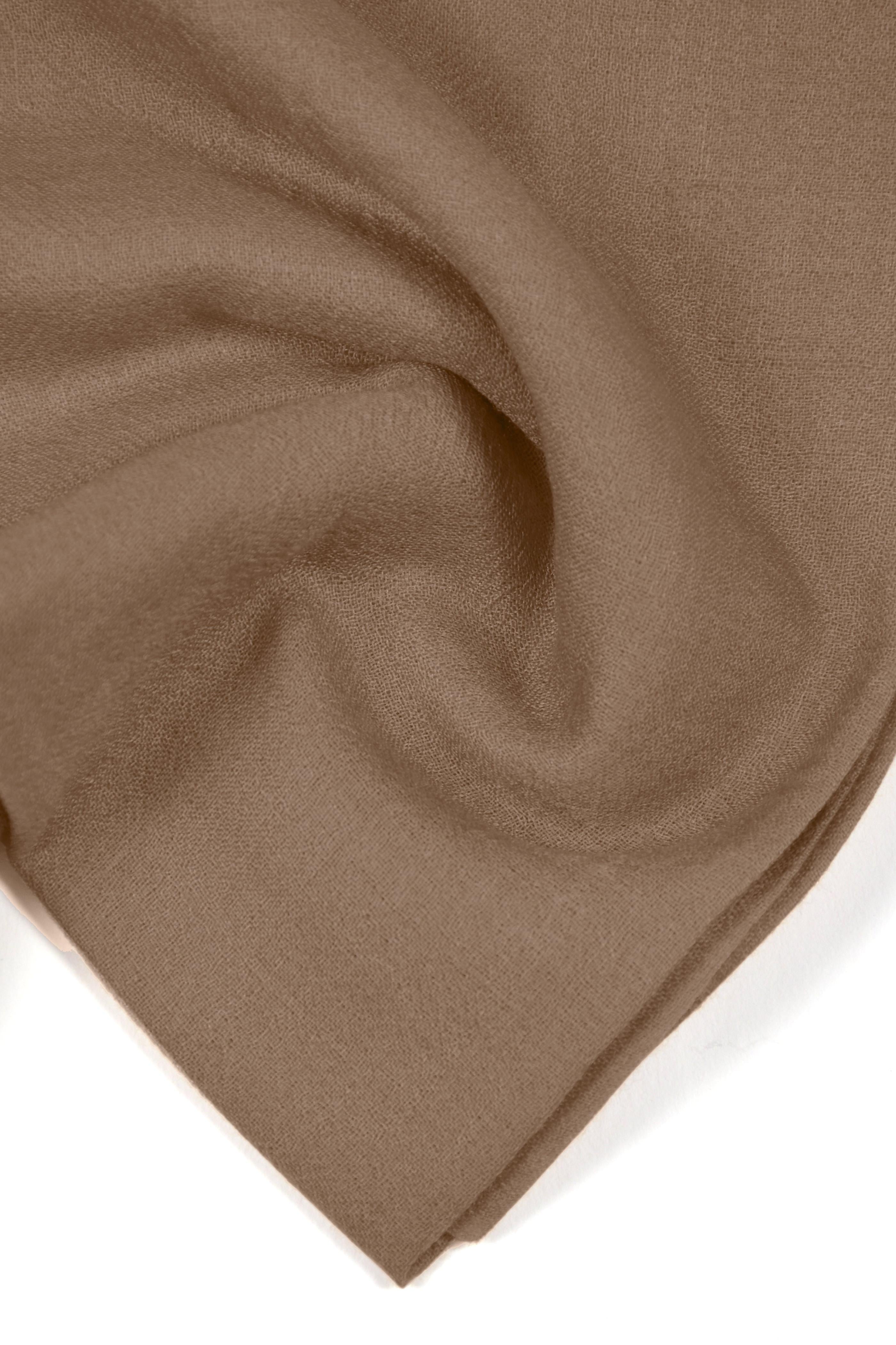 Cashmere Gauze Weave Shawl (Natural)
