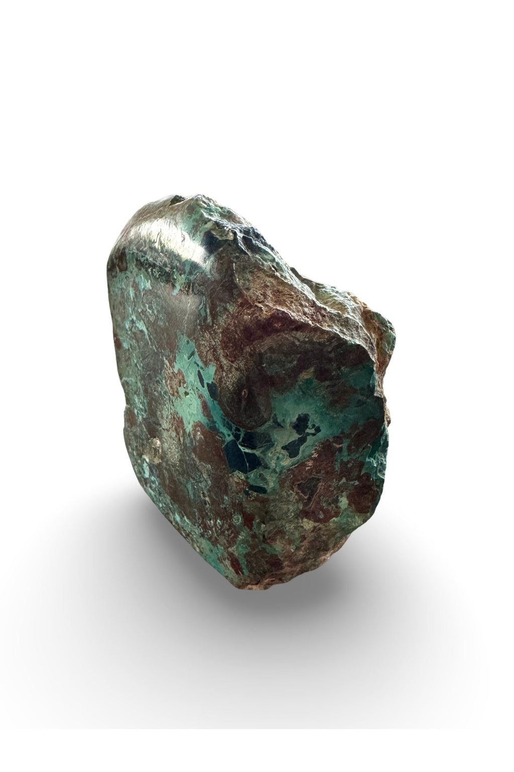 Half Polished Shattuckite & Chyrsocolla (Congo)