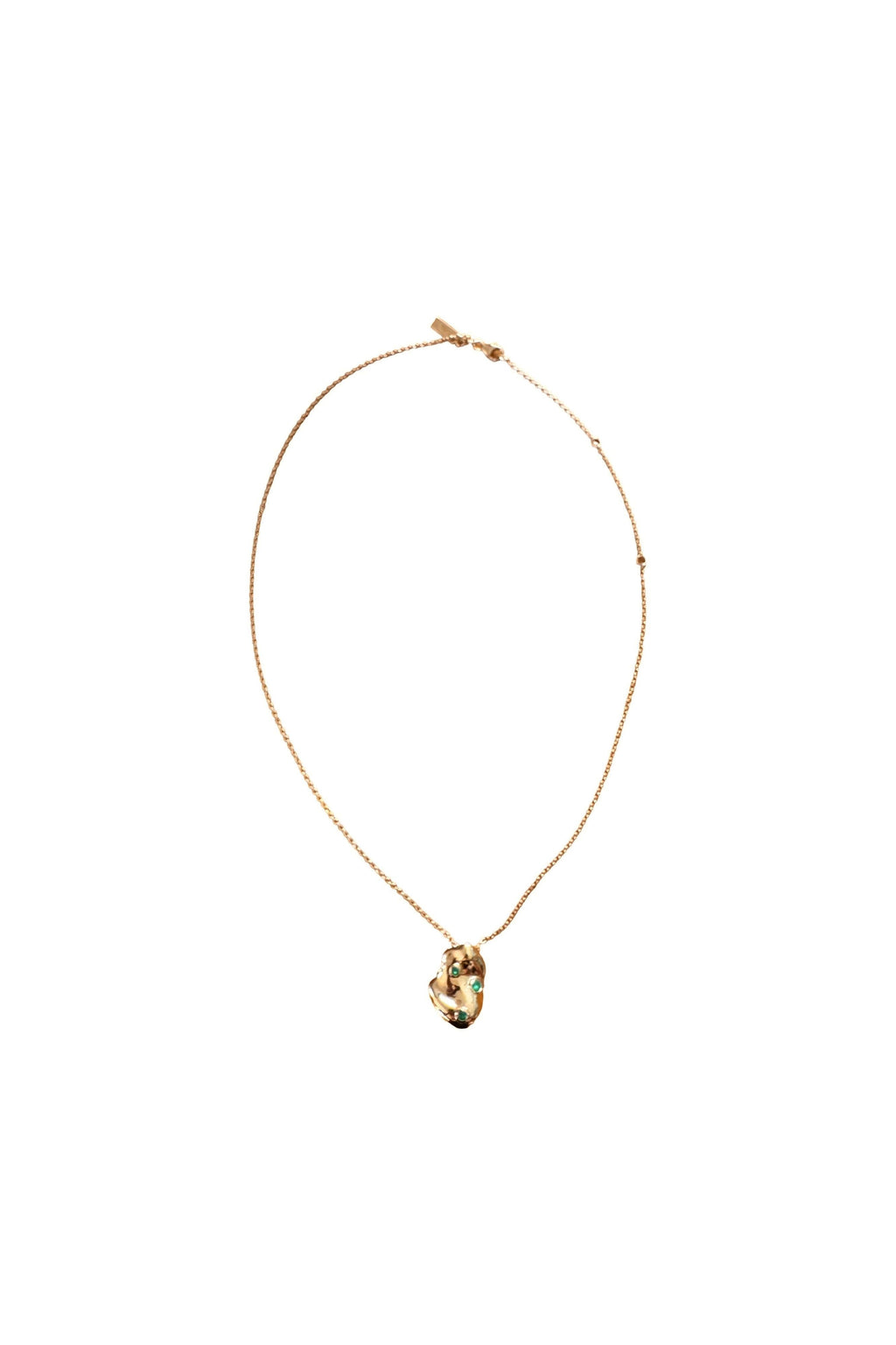 Jahn Chain Necklace (Green)