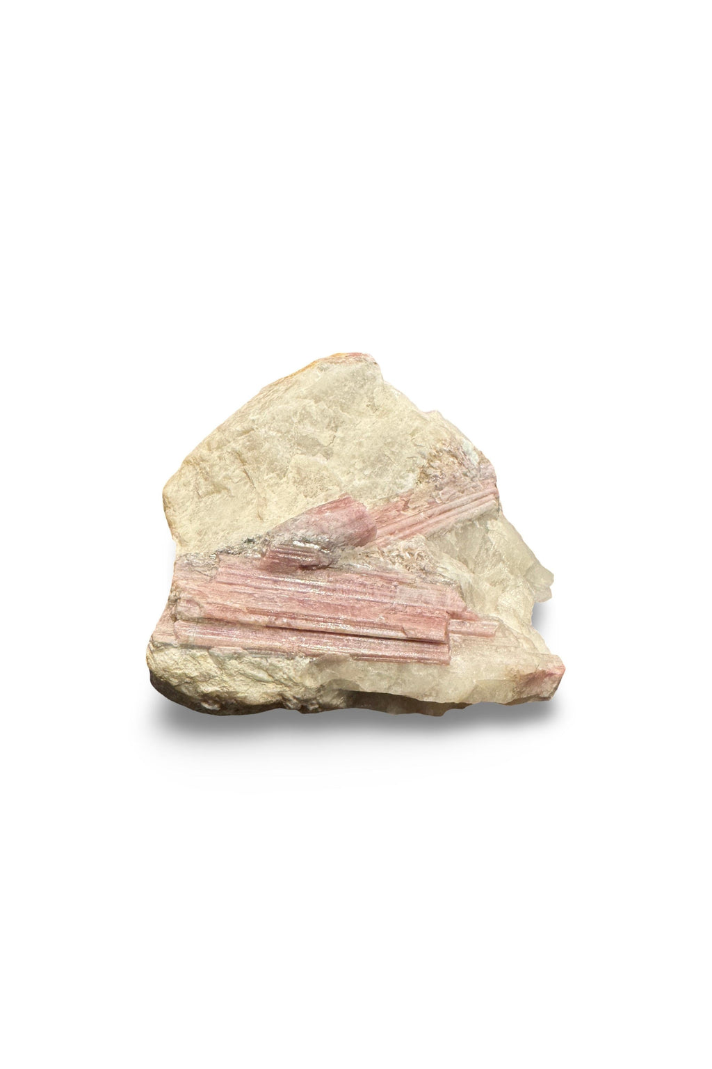 Rubellite with lepidoliteand blue albite in quartz 3