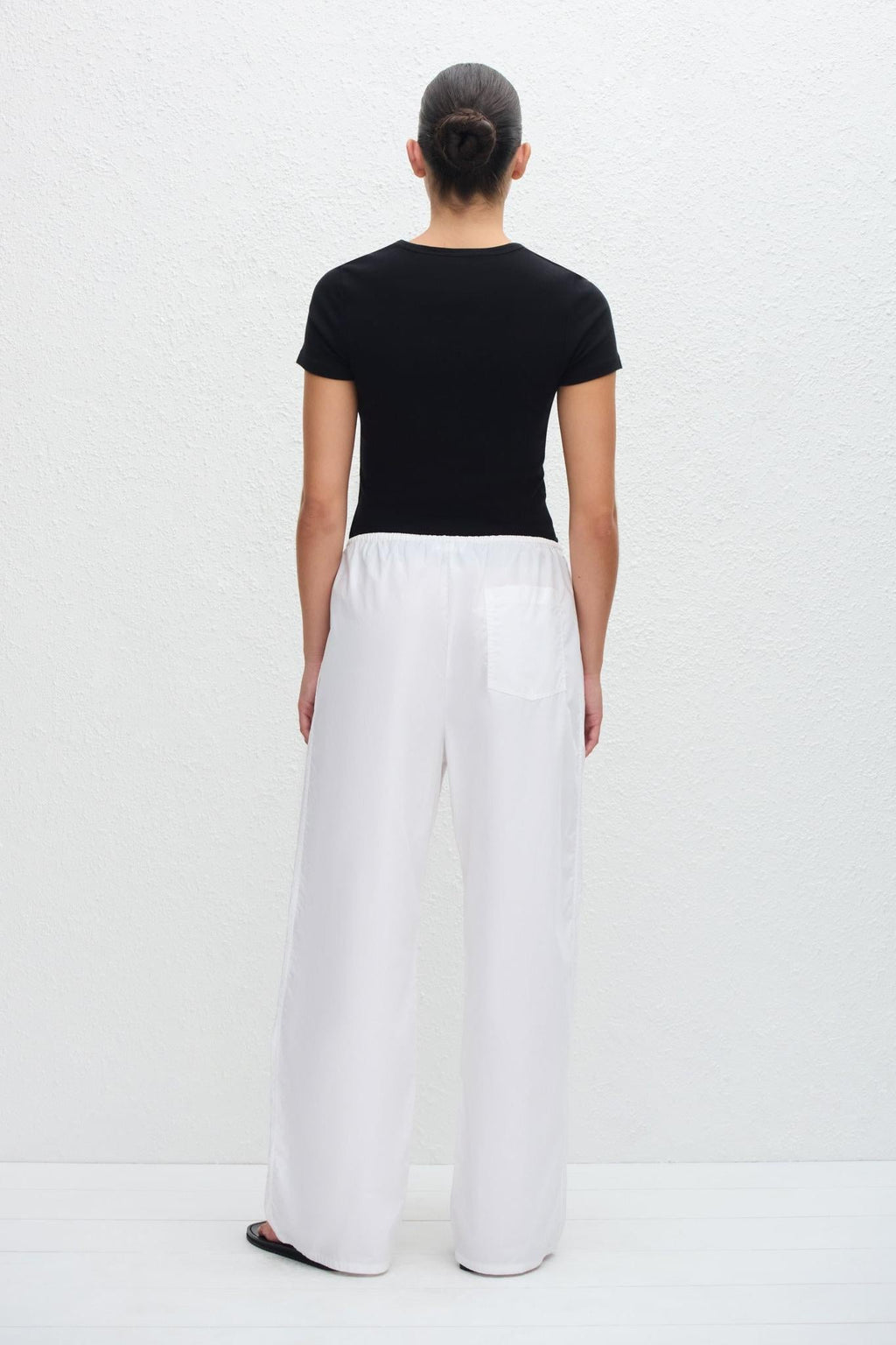 Drawcord Pant (White)