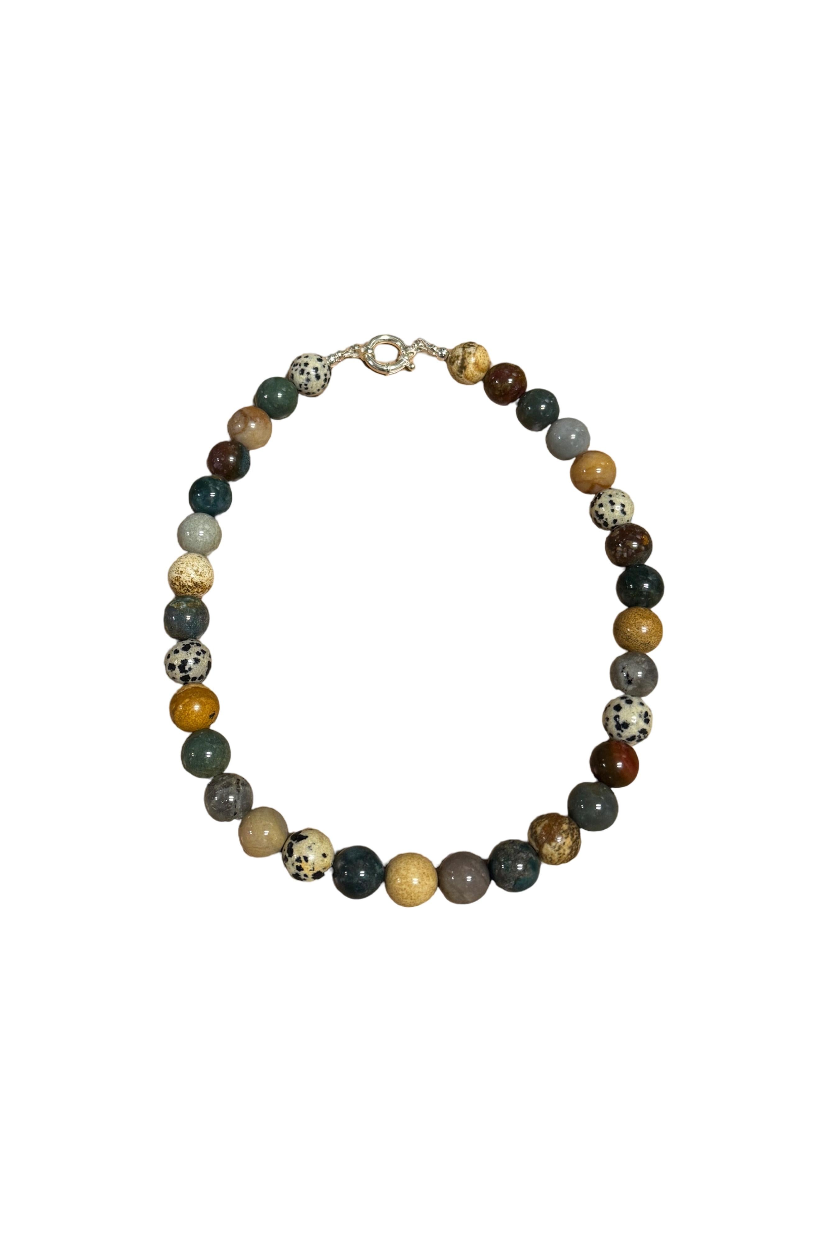 Jasper and Agates Necklace