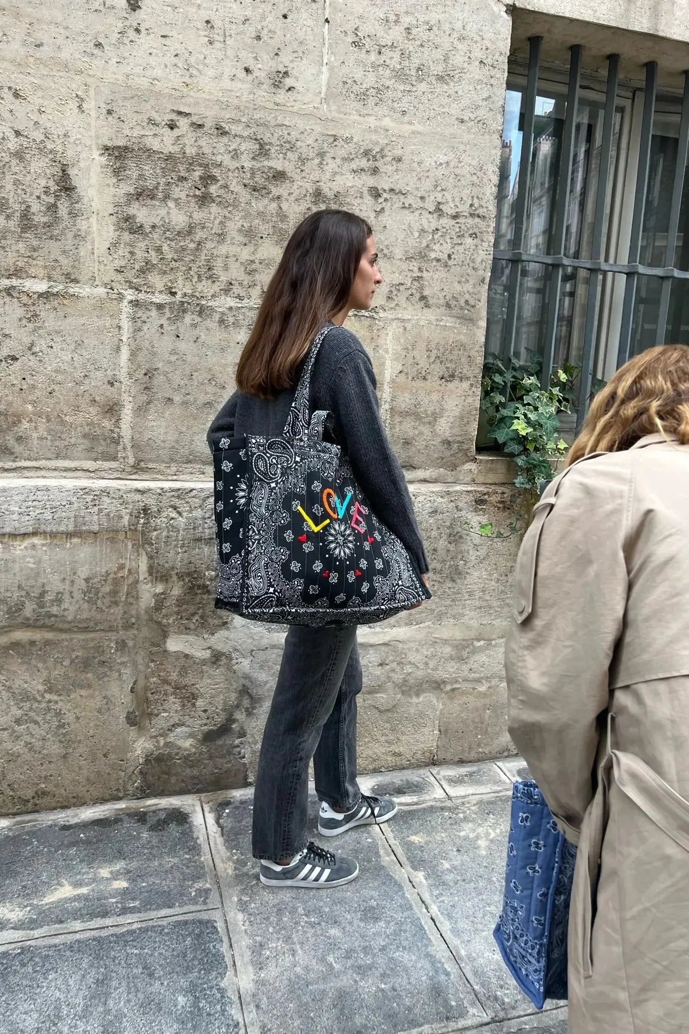 Maxi Cabas Matelasse - Love