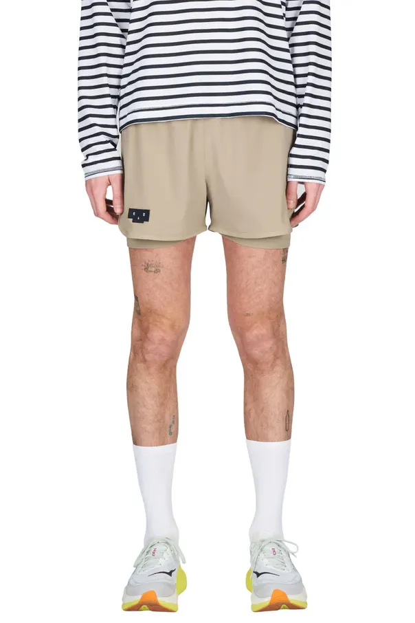 Flow Shorts 3" (Warm Sand)