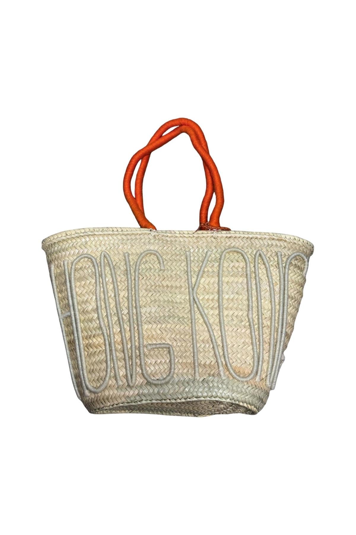 "HONG KONG" BIG BASKET BAG