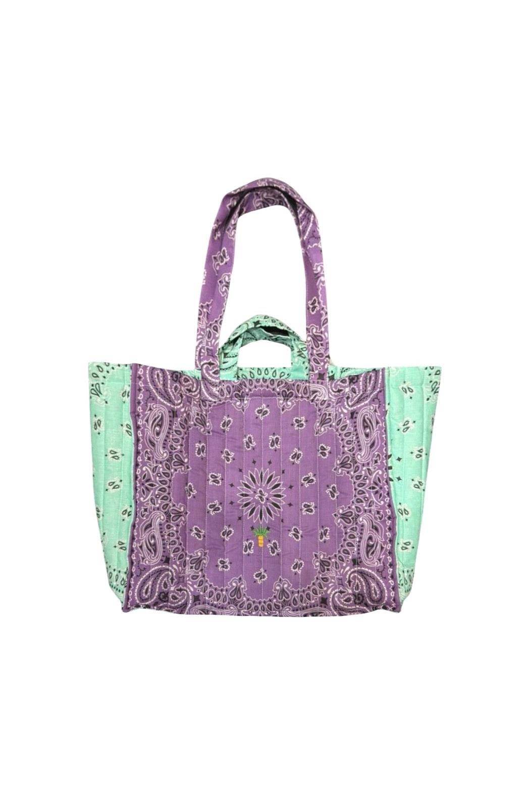 Maxi Cabas Matelasse - Palm Tree