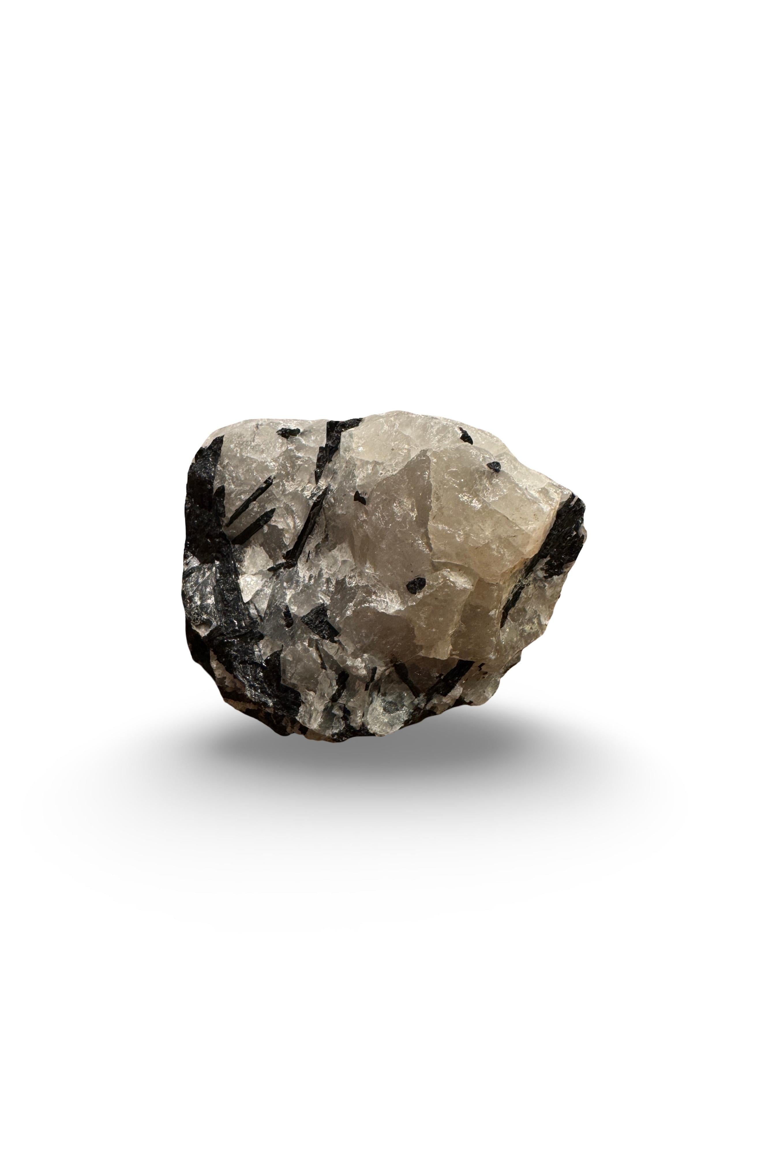 Black Tourmaline in Quartz (Zimbabwe)