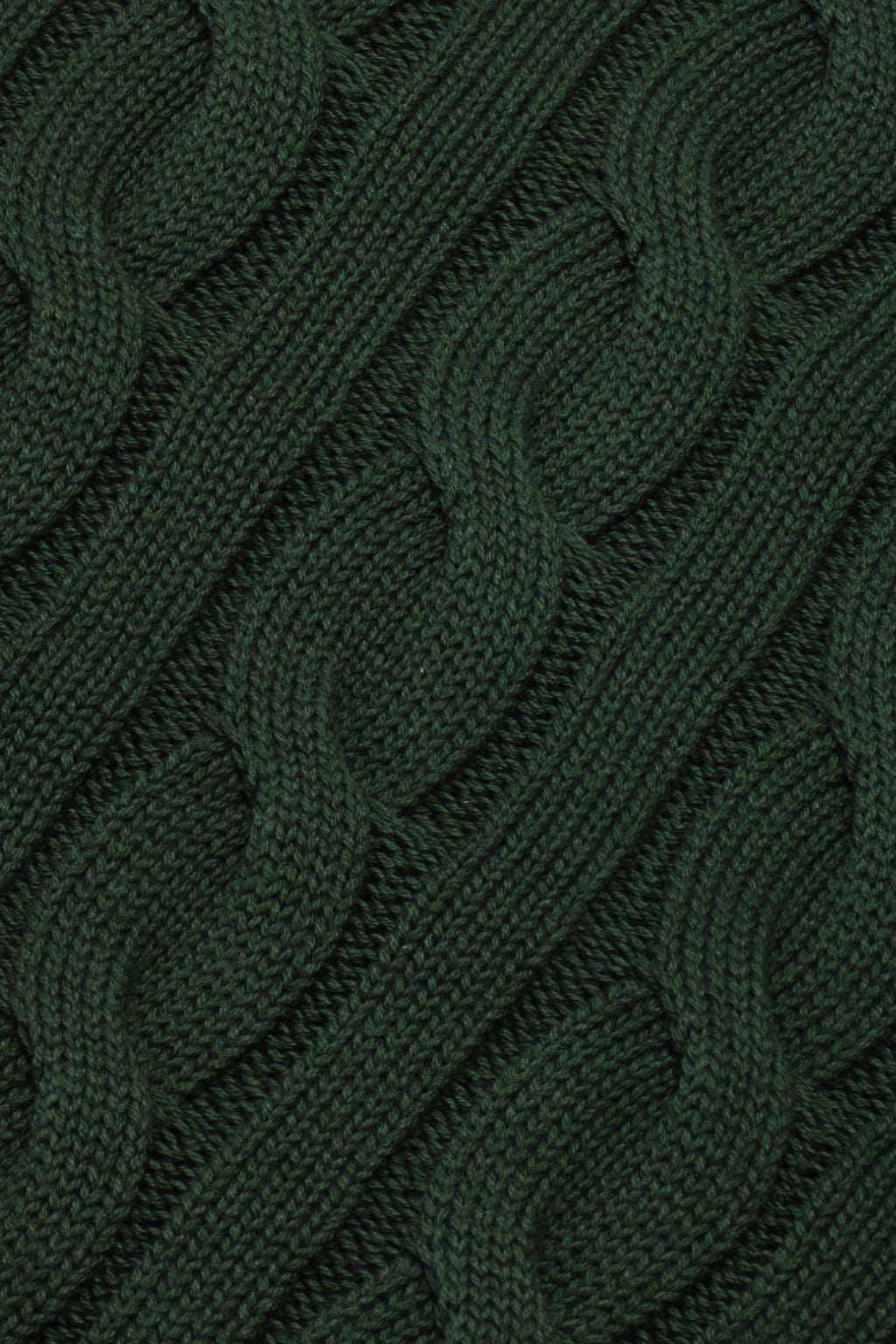Cable Knit Rugby (Green)