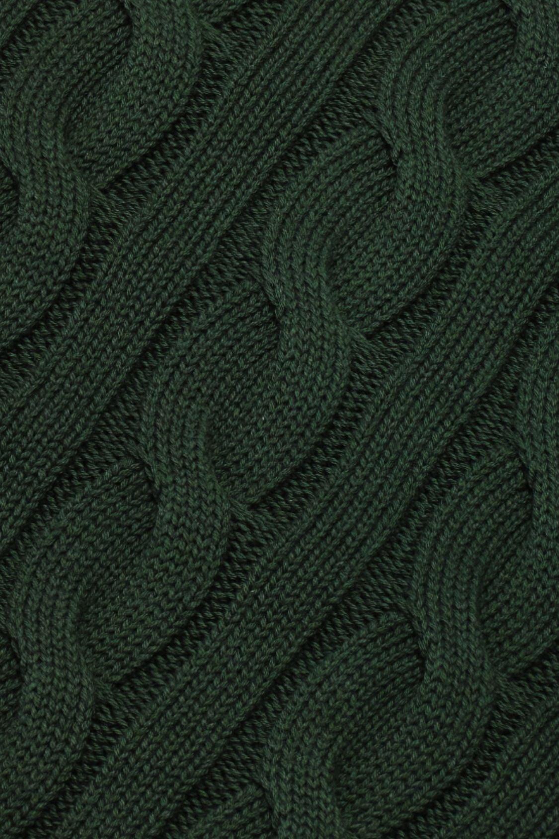 Cable Knit Rugby (Green)