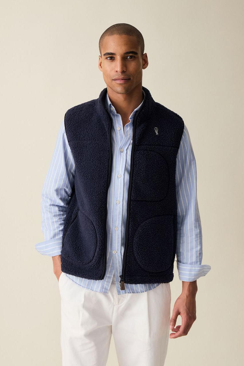 Fleece Vest (Navy)