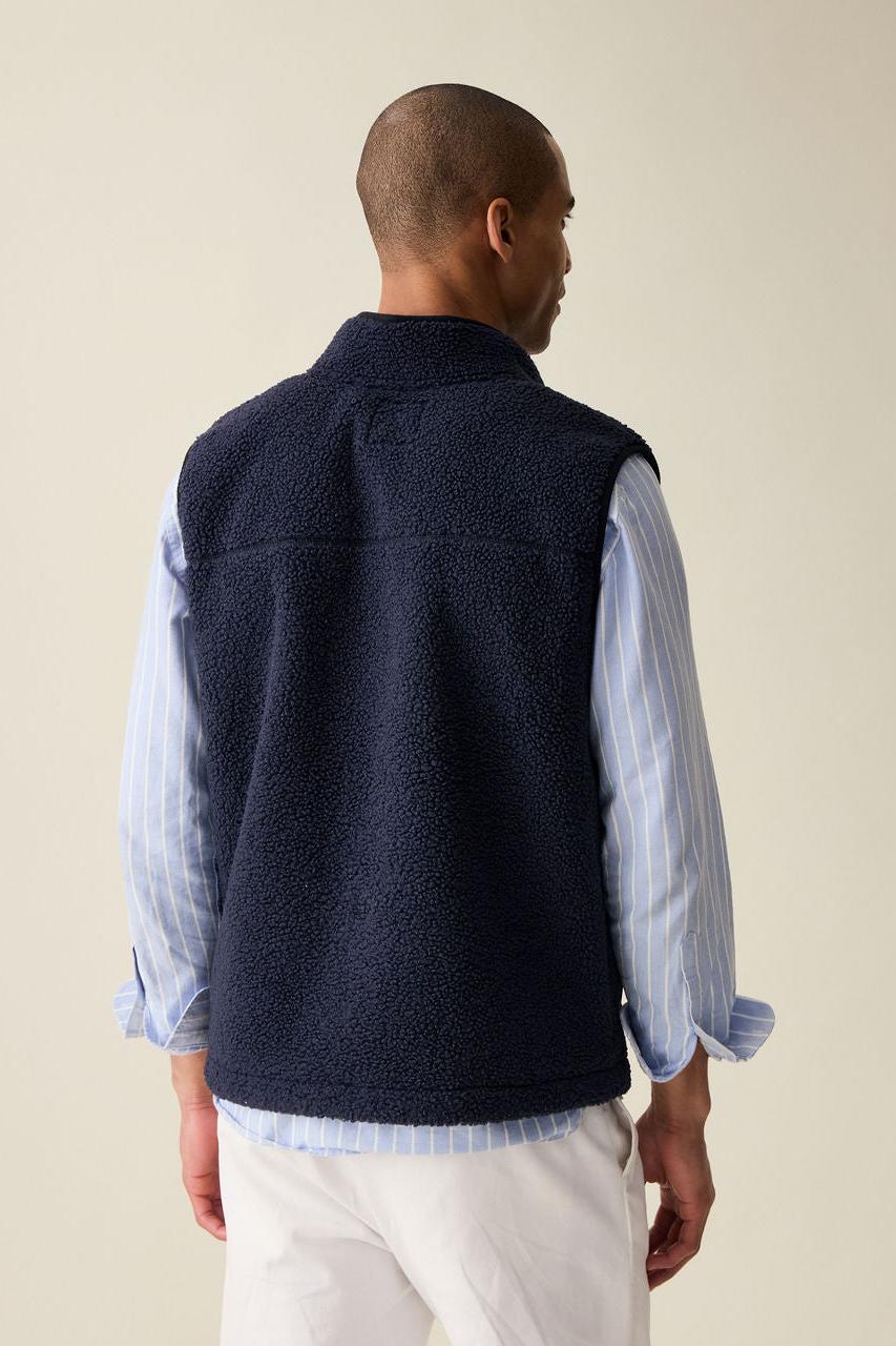 Fleece Vest (Navy)