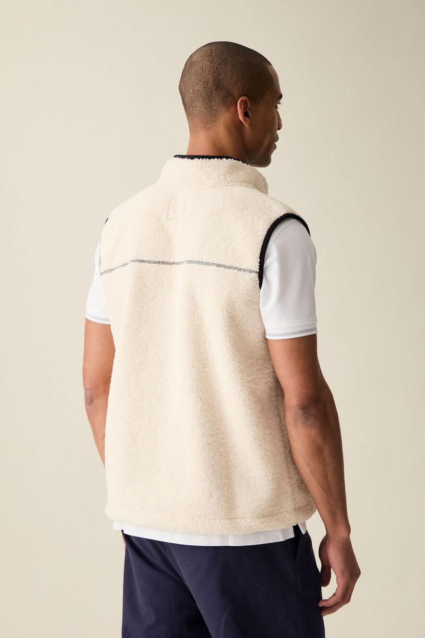 Fleece Vest (Cream)