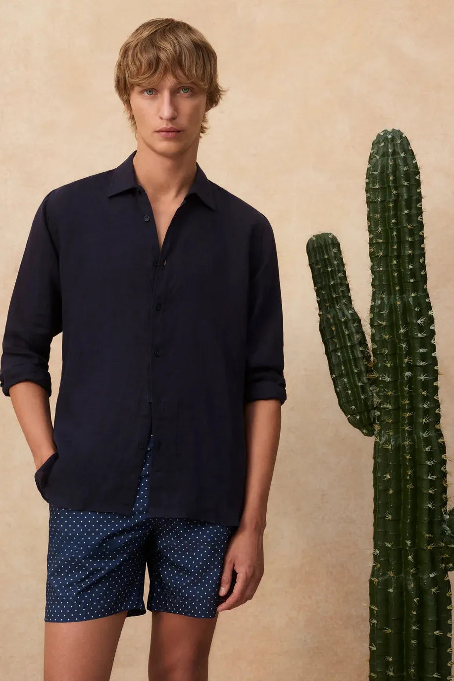 Bulldog Polka Dot Swim Shorts