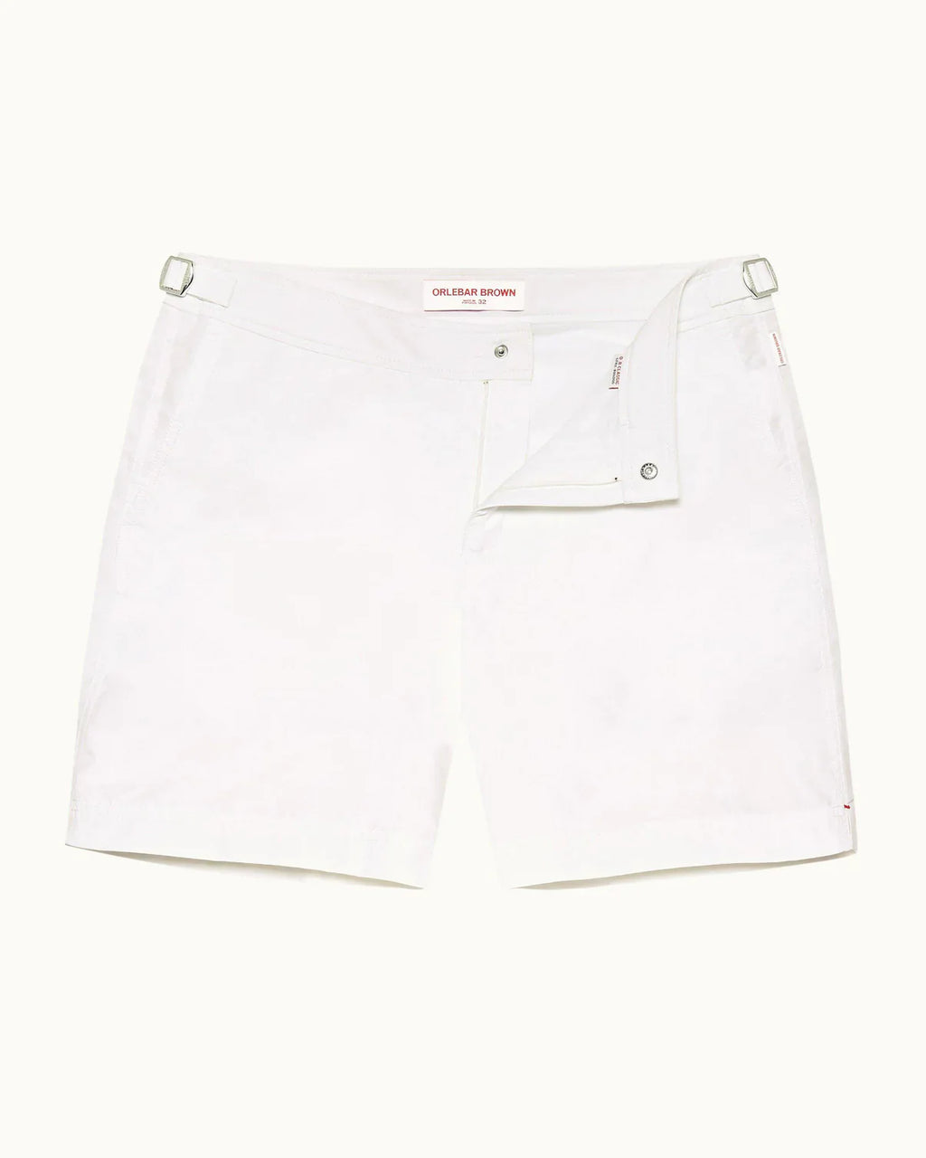 Bulldog White Swim Shorts