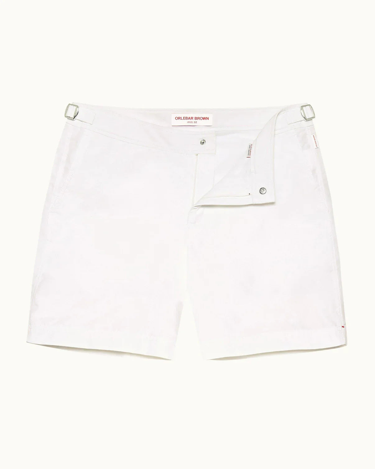 Bulldog White Swim Shorts