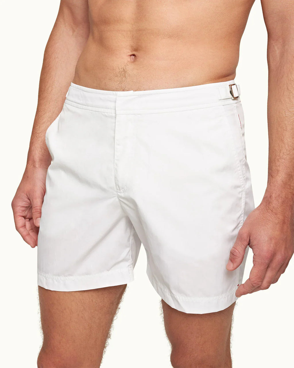 Bulldog White Swim Shorts