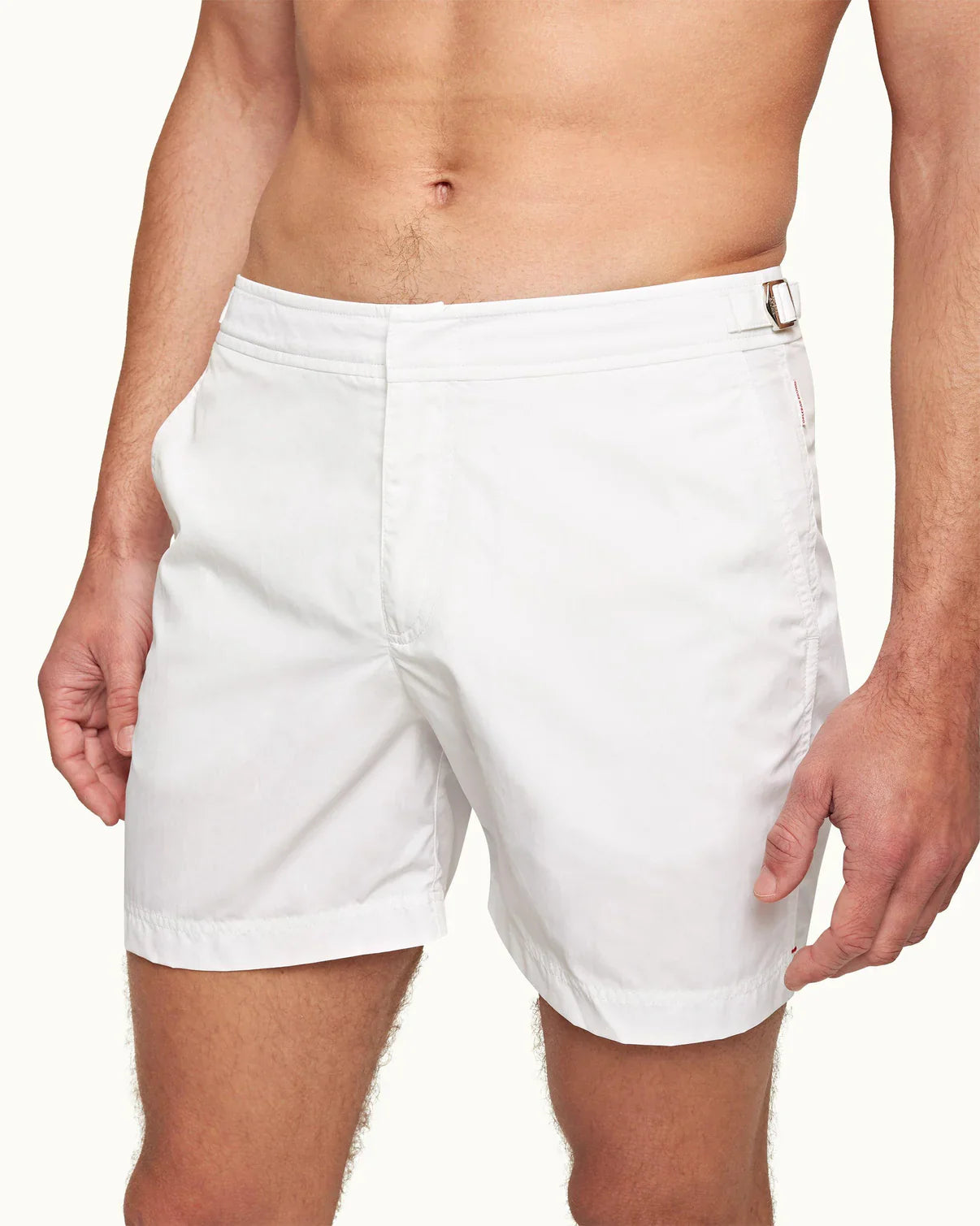 Bulldog White Swim Shorts