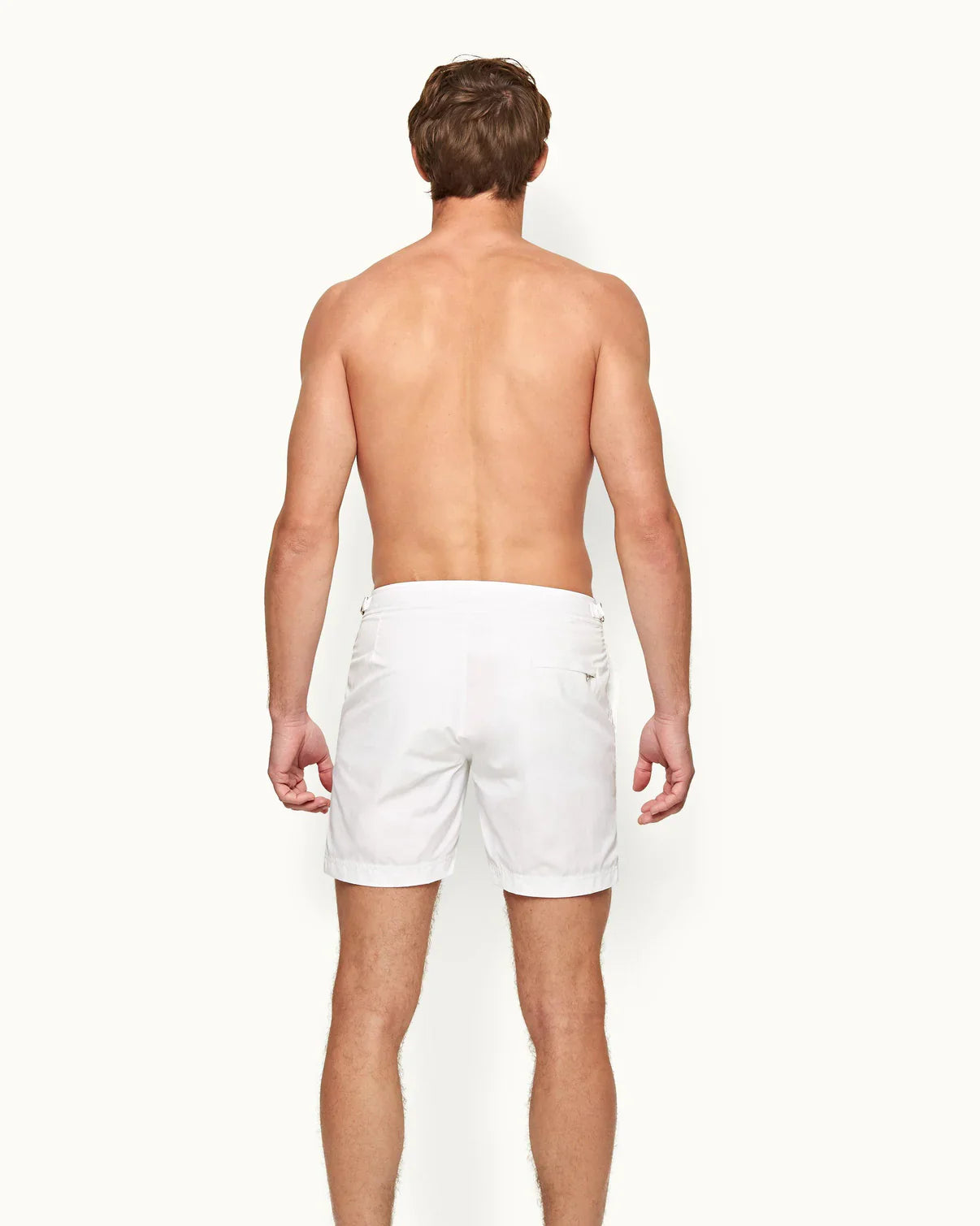 Bulldog White Swim Shorts