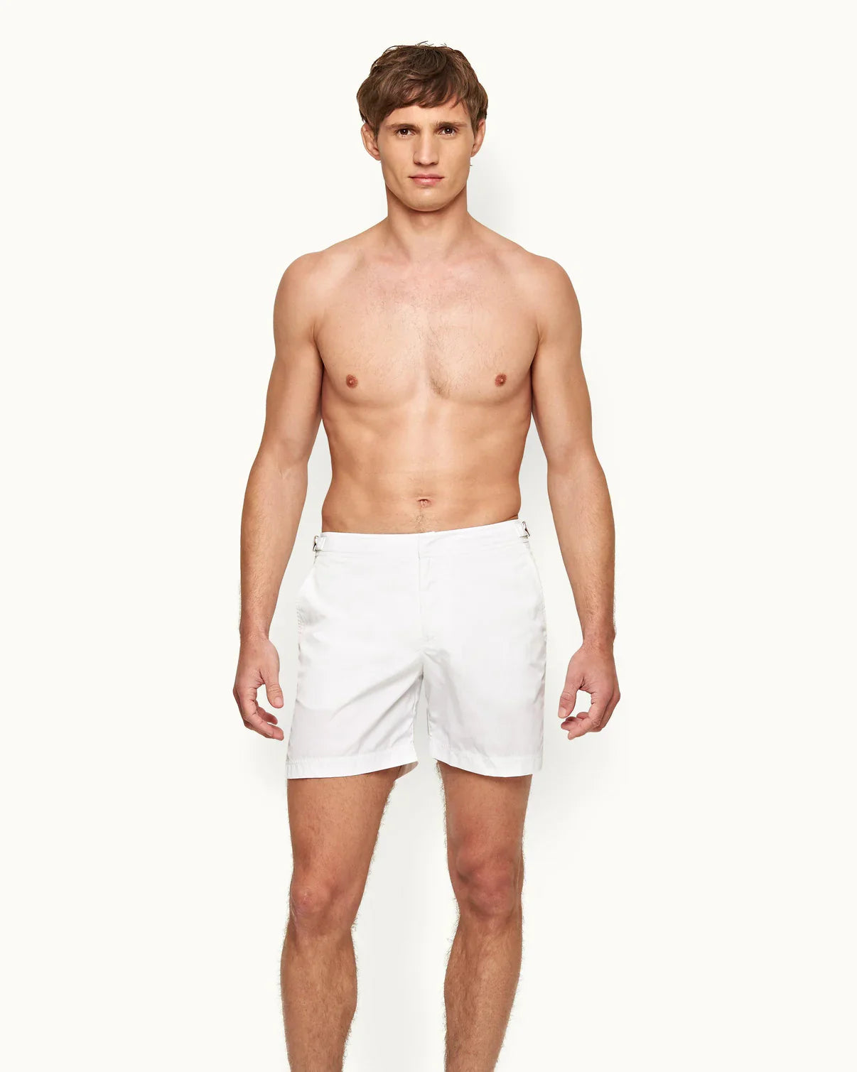 Bulldog White Swim Shorts