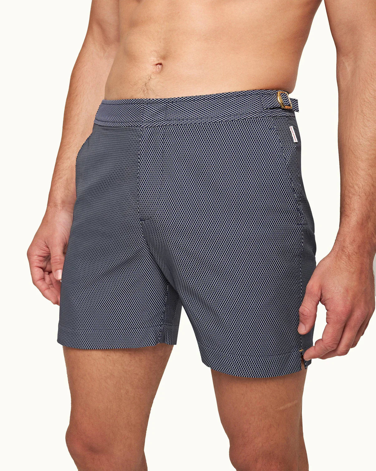 Bulldog Honeycomb Jacquard Swim Shorts