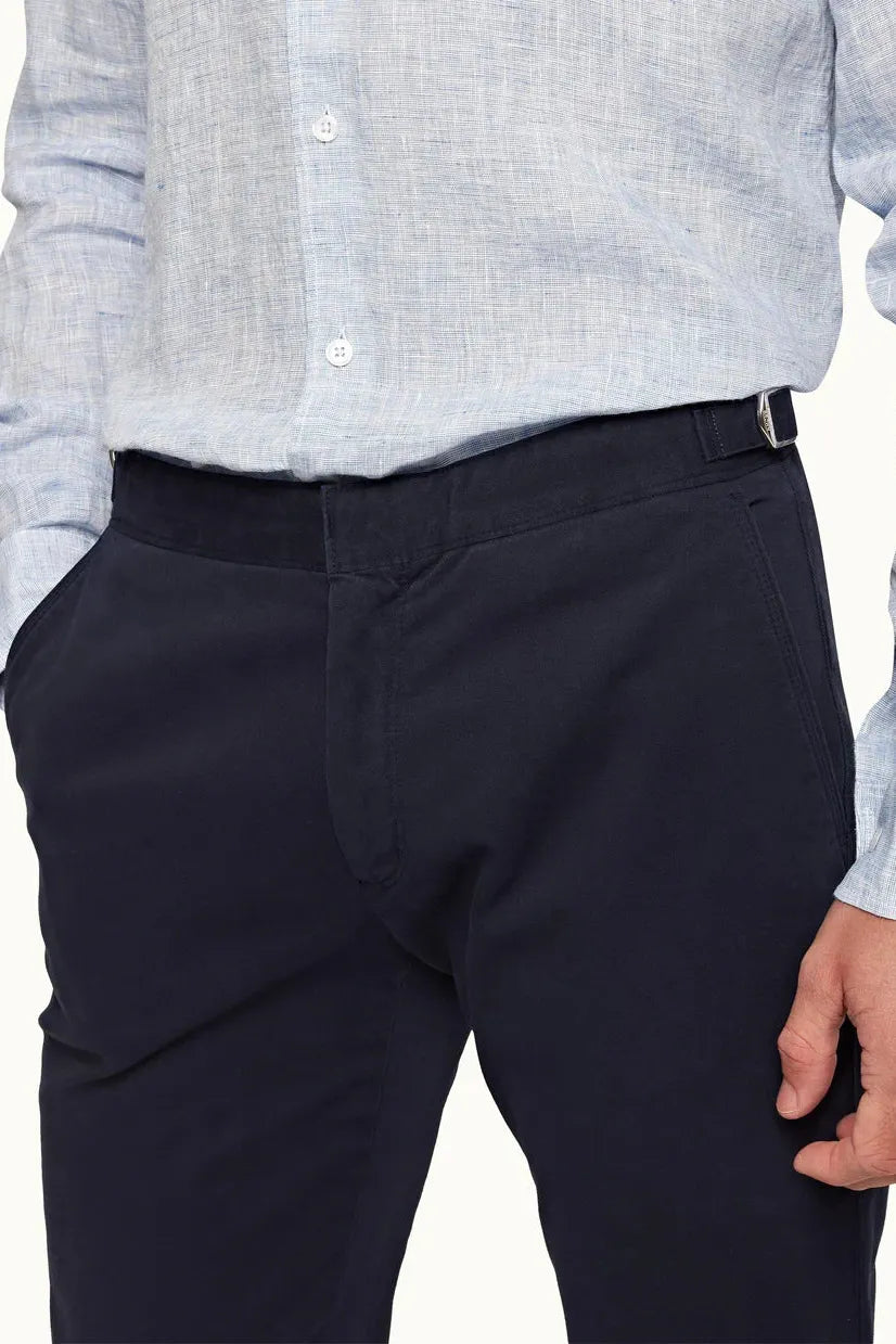 Fallon Stretch Cotton (Navy)