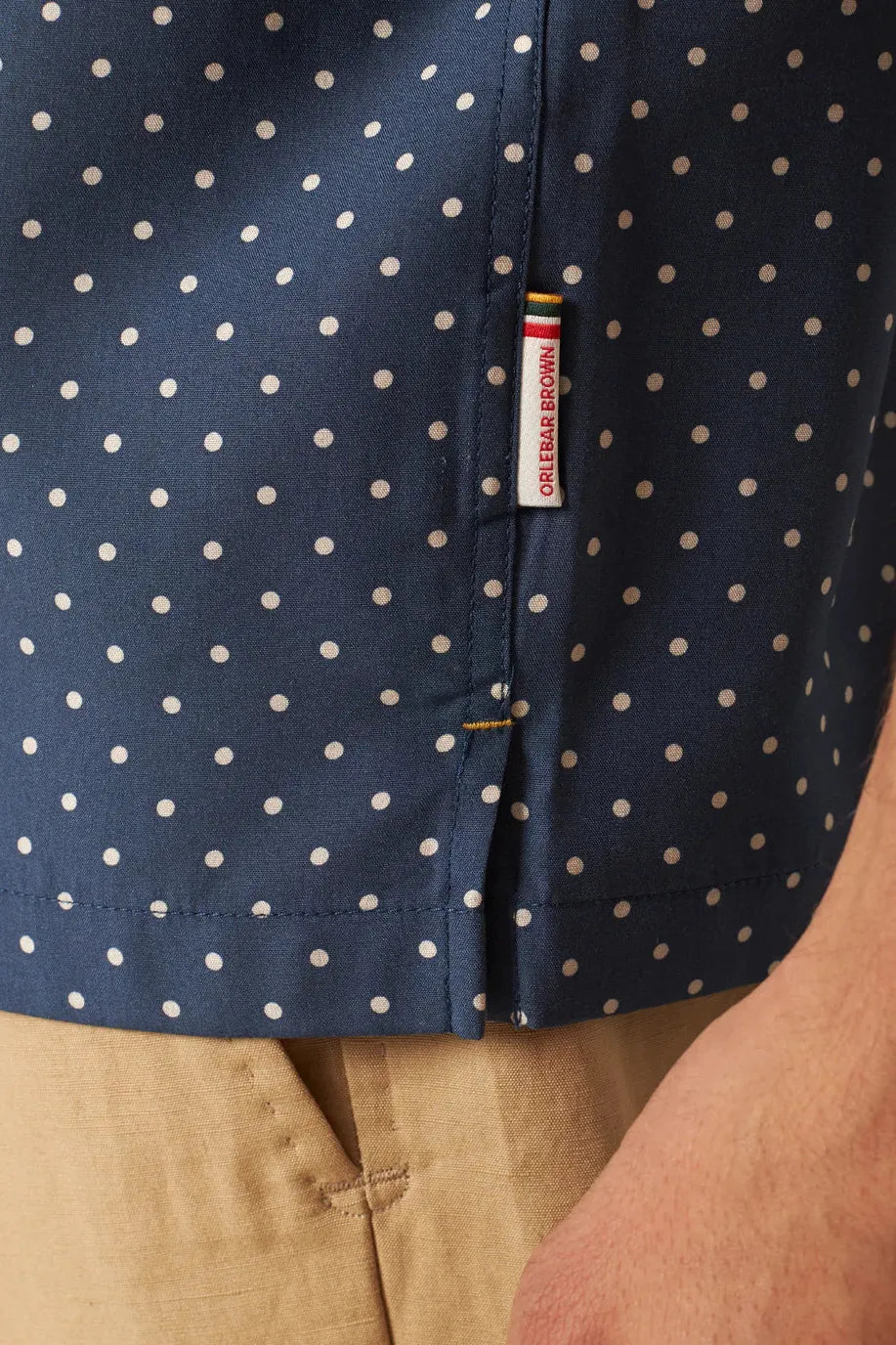 Maitan Polka Dot Cotton Shirt