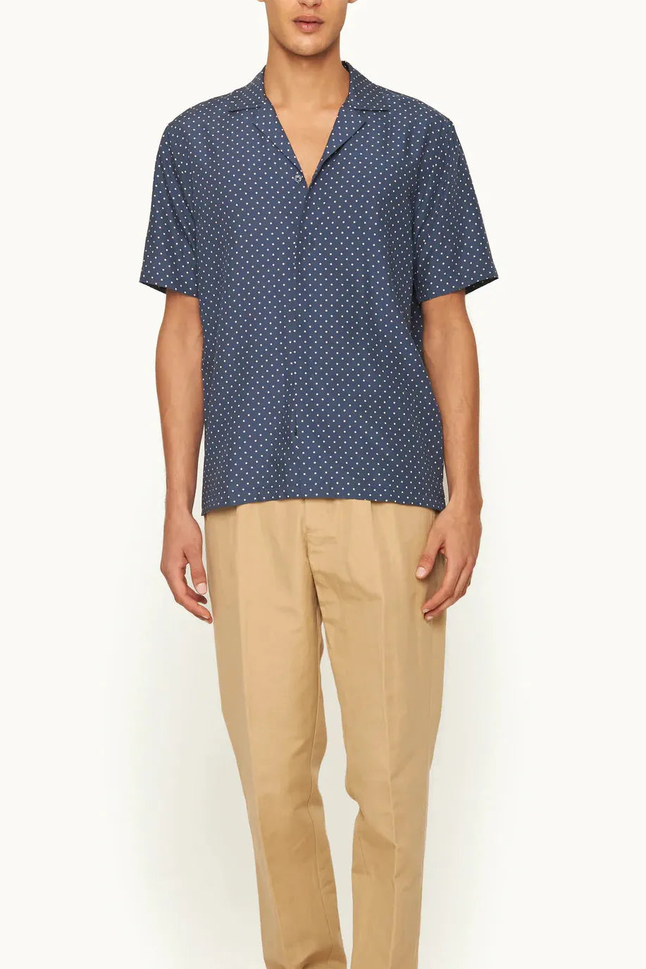 Maitan Polka Dot Cotton Shirt