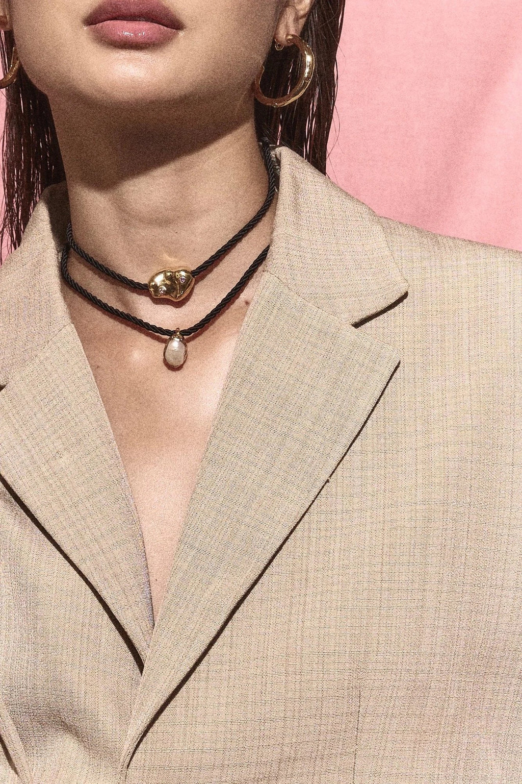 Prado Pearl Woven Necklace