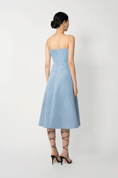 Twyla Denim Midi Dress