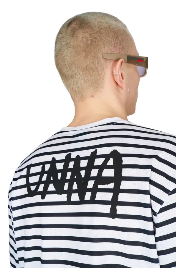 Striped Longsleeve Top (Navy)