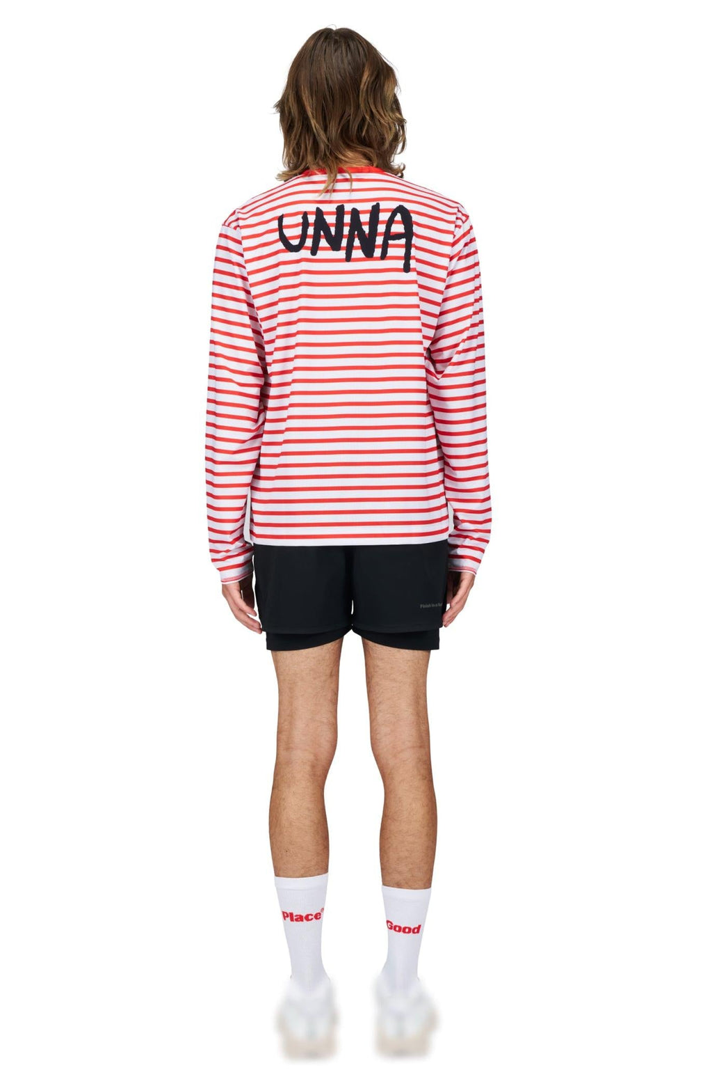 Striped Longsleeve Top (Red)