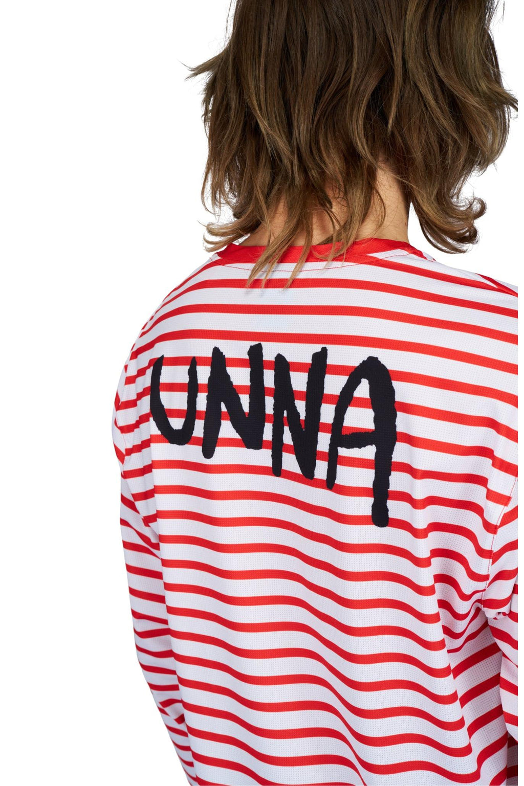 Striped Longsleeve Top (Red)