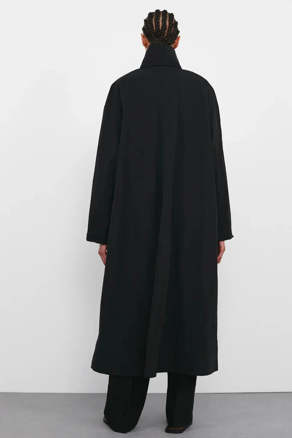 Translucent Raincoat (Blk)