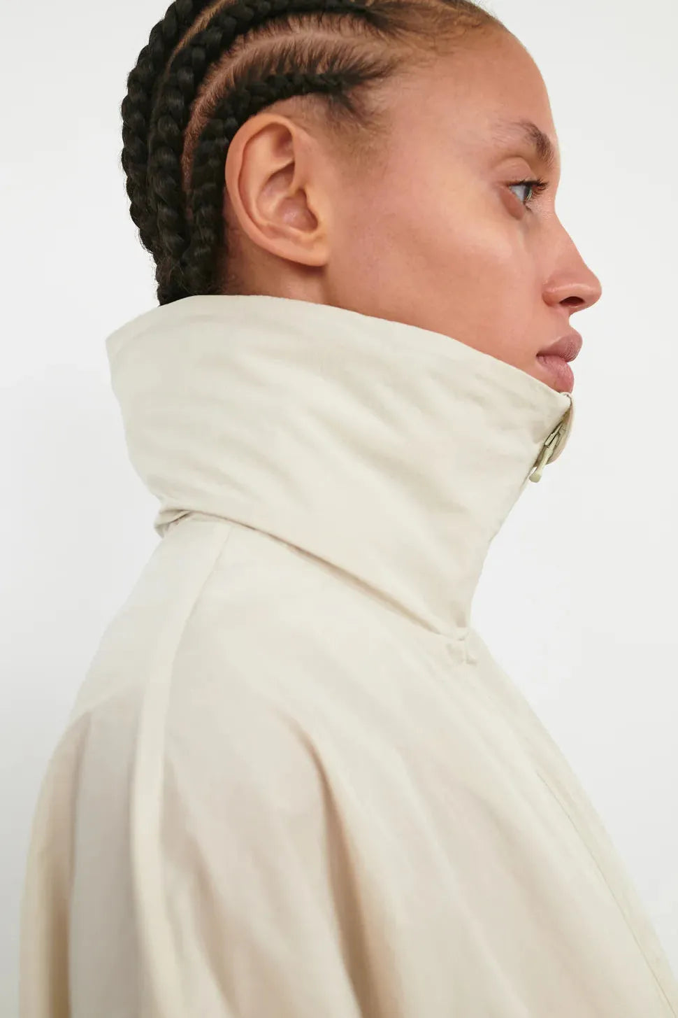 Translucent Raincoat (Sand)