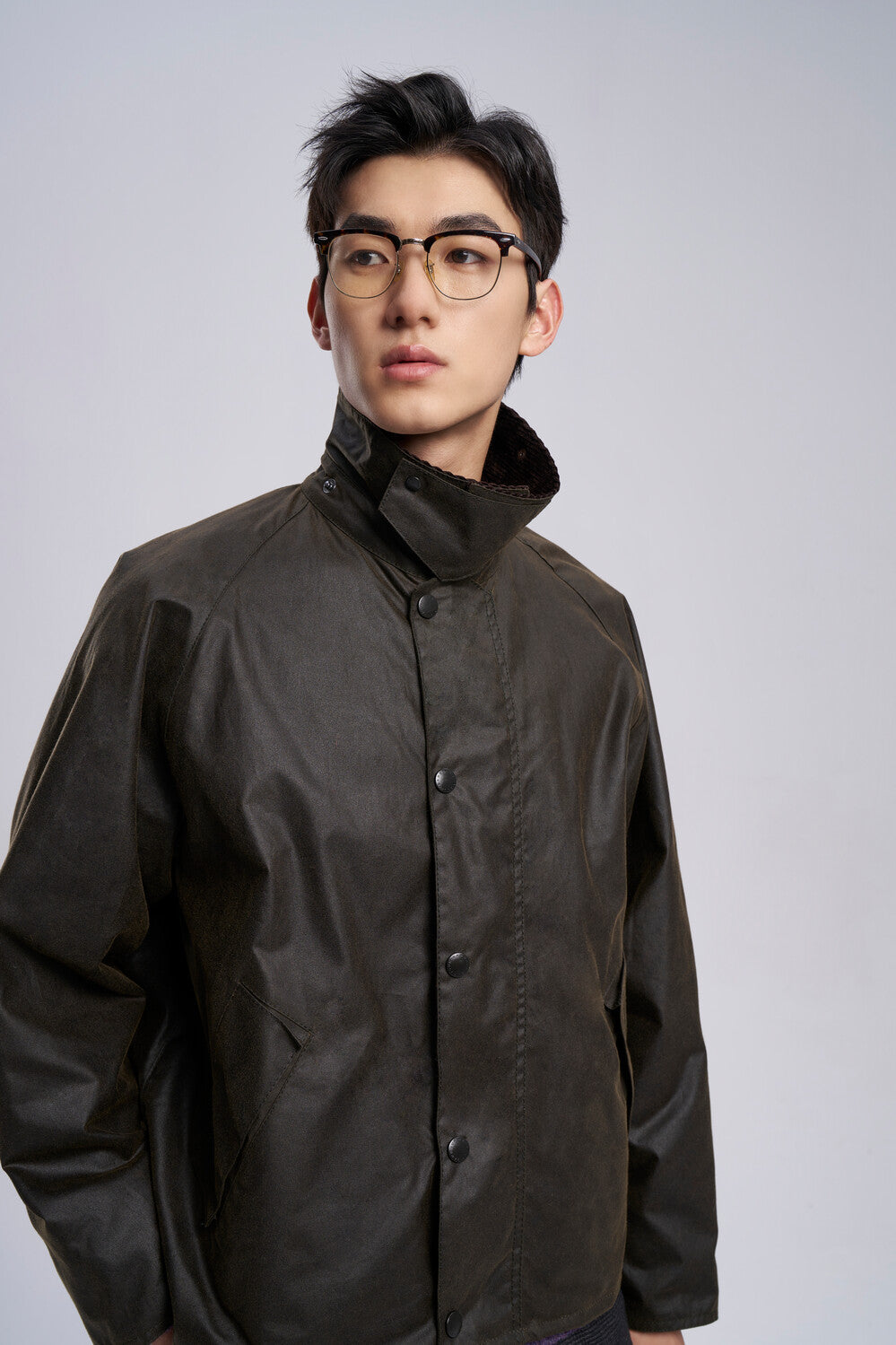 Transport Oversized Waxed Jacket