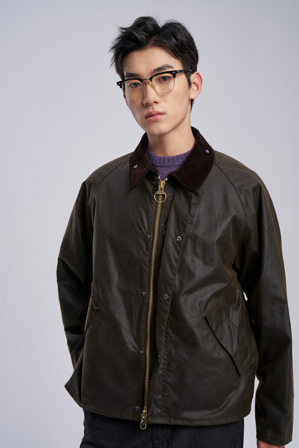Transport Oversized Waxed Jacket