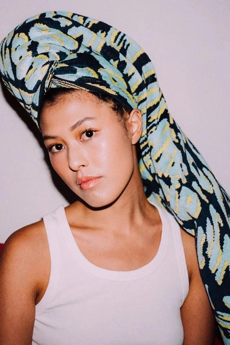 Kitty Kat Resort Towel (Bluish)