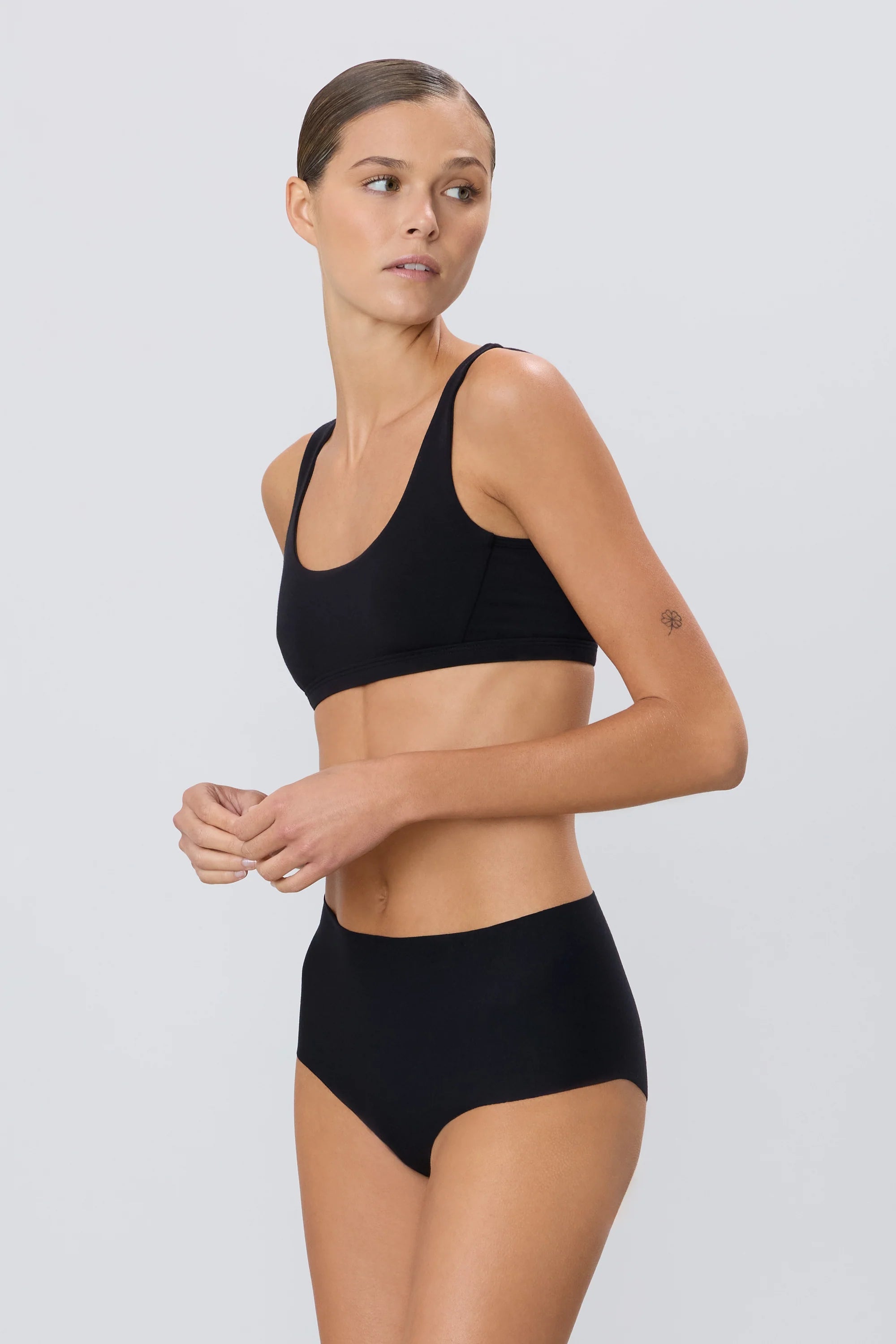 High Rise Brief (Black)