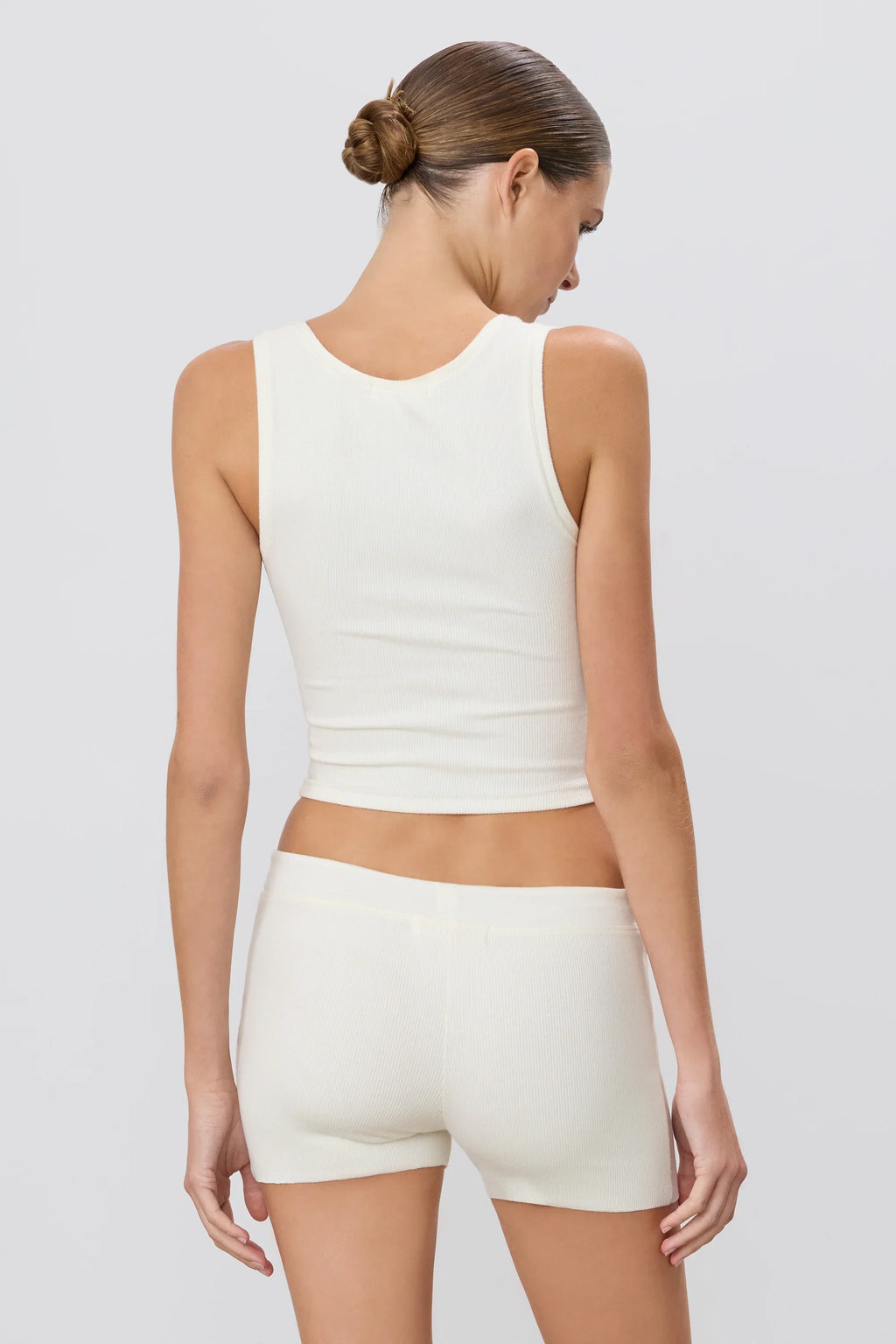 Square Neck Tank (Cream)