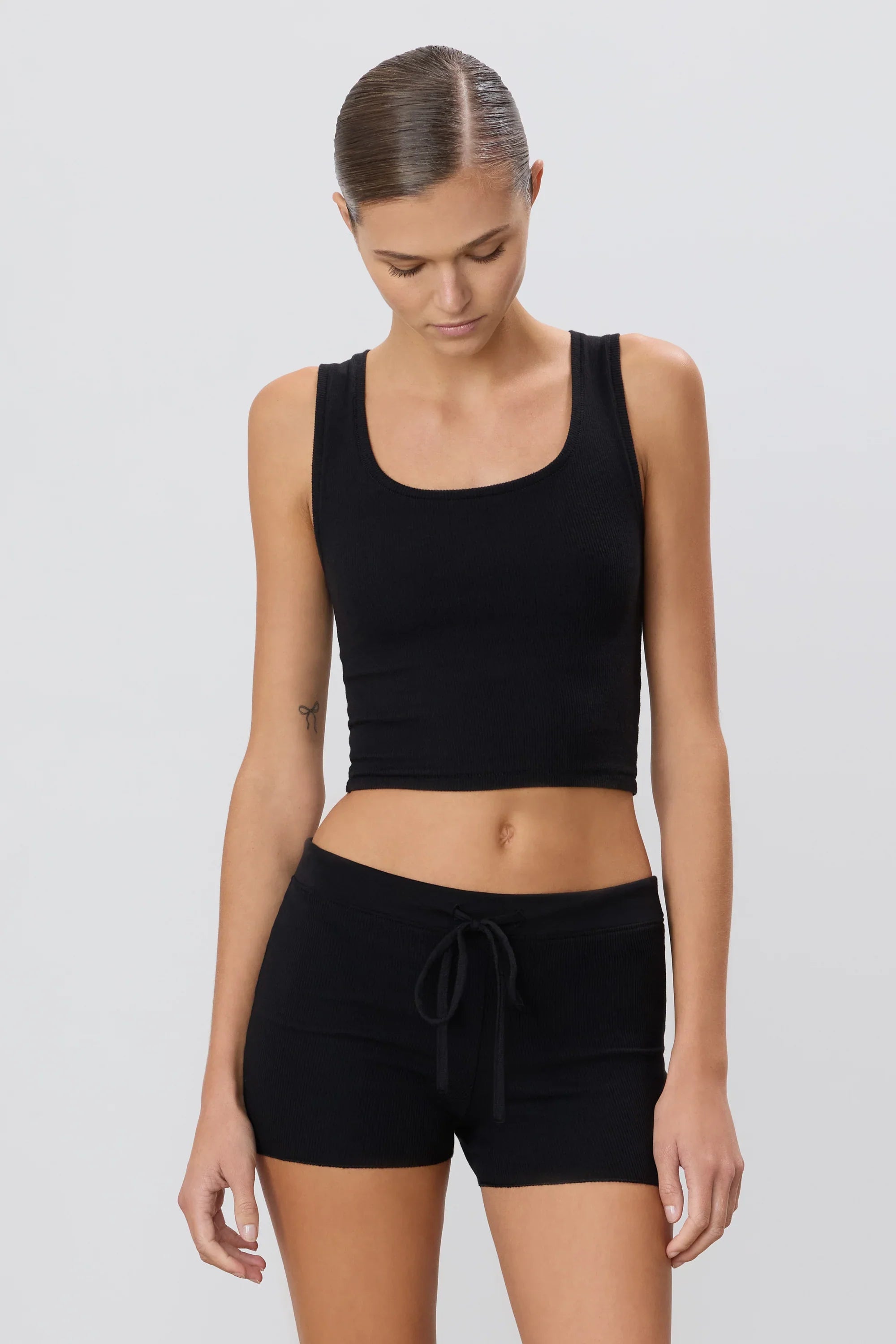 Square Neck Tank (Black)
