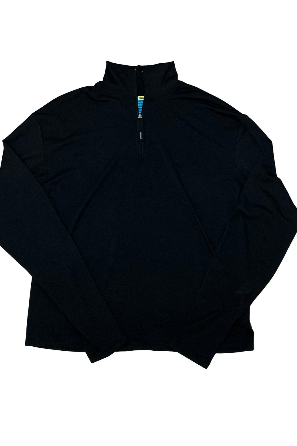 Zip Up Wool Layer (Black)